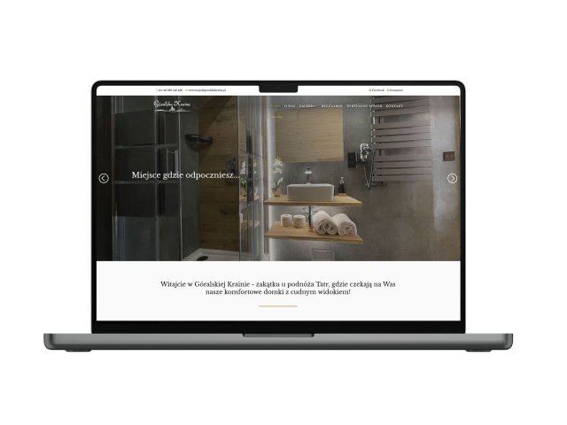 Strona internetowa goralskakraina.pl