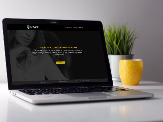 Strona internetowa dla AHSolution