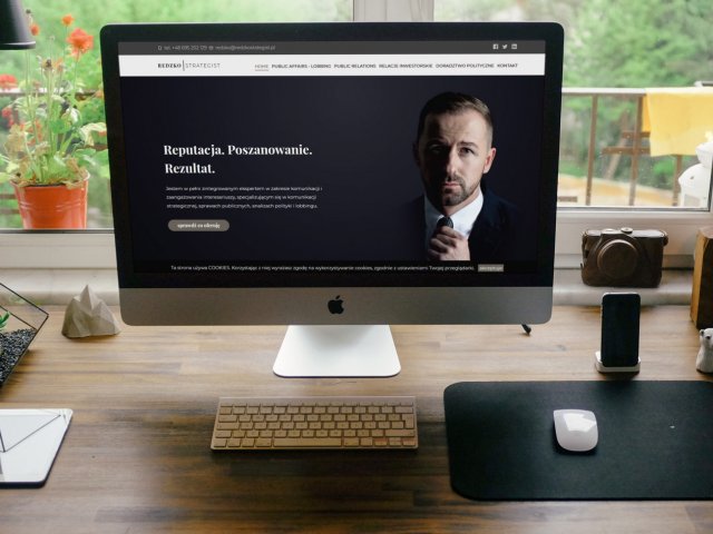 Strona internetowa dla Redzko Strategist