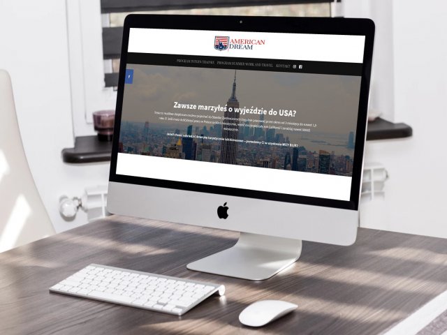 Landing Page dla American Dream