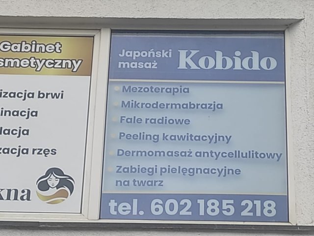Oklejenie witryny dla Ocean Piękna