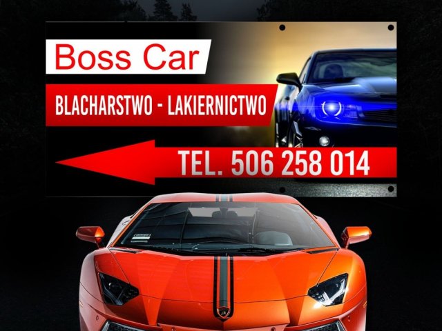 Baner dla firmy Boss Car