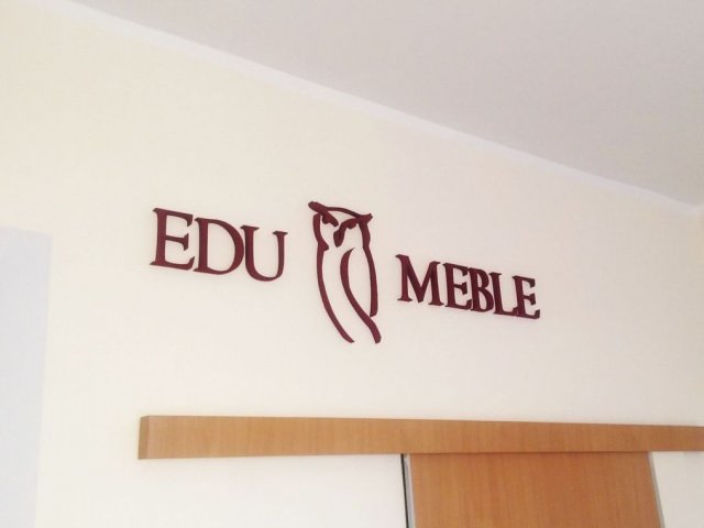 Kolejna udana realizacja! Litery styrodurowe dla firmy Edu Meble