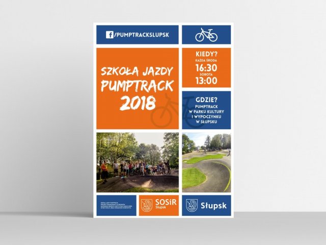 Projekt graficzny dla szkoły jazdy Pumptrack i Enduro