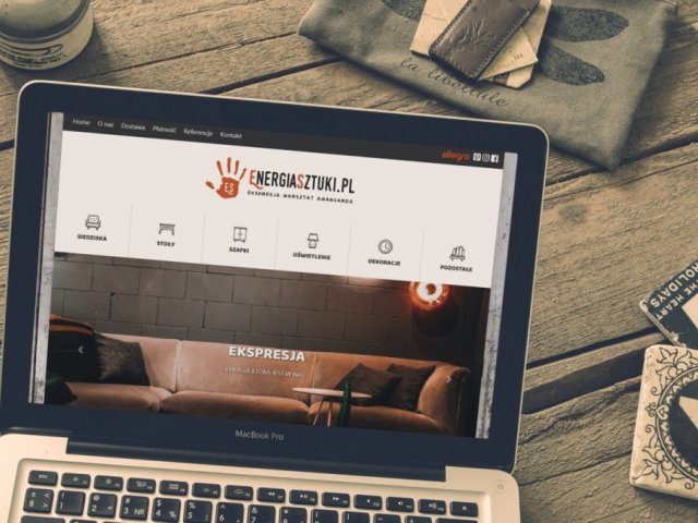 Strona internetowa dla EnergiaSztuki.pl
