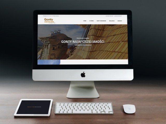 Strona internetowa dla Drewnianygont.pl