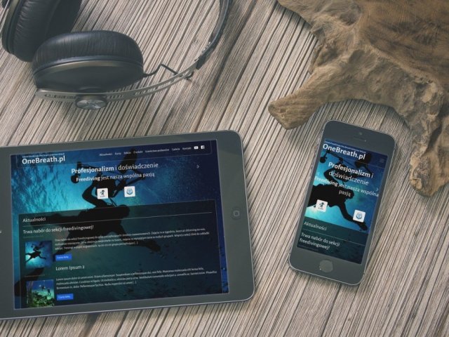 Wykonanie strony internetowej dla OneBreath.pl