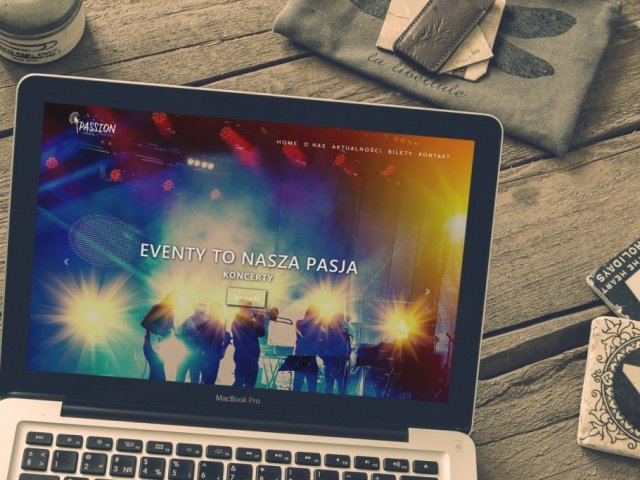 Strona internetowa passionevents.pl