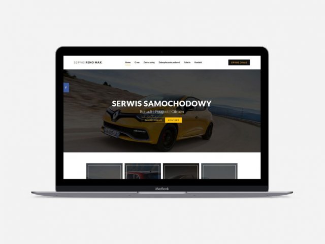 Strona internetowa dla serwis reno max