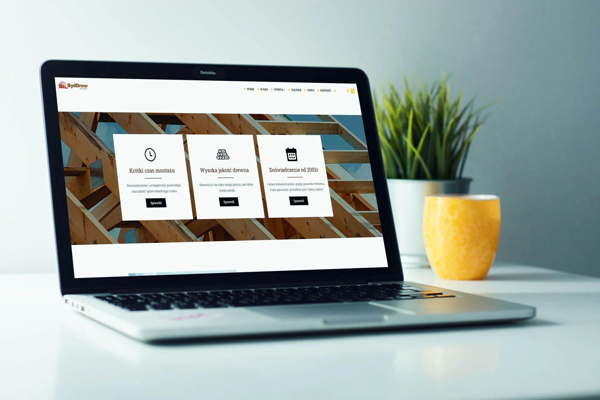 Strona internetowa Byddrewdachy.pl