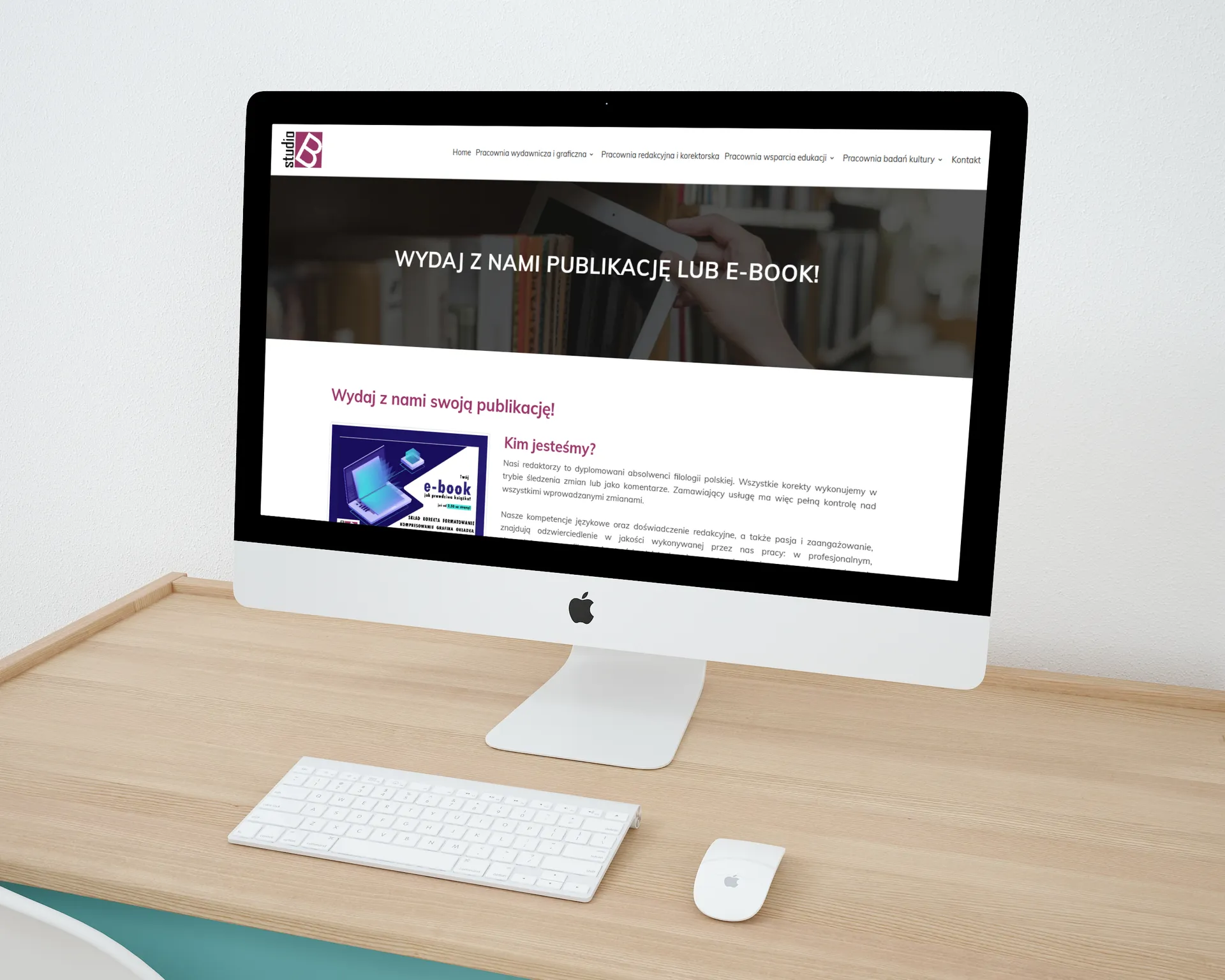 Strona internetowa dla Studio B