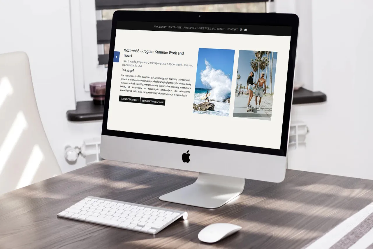 Landing Page dla American Dream