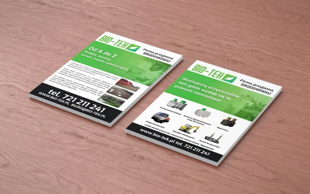 Projekty graficzne dla firmy Bio-Tek