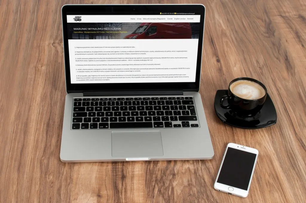 strona internetowa dla ExpressBusy.pl