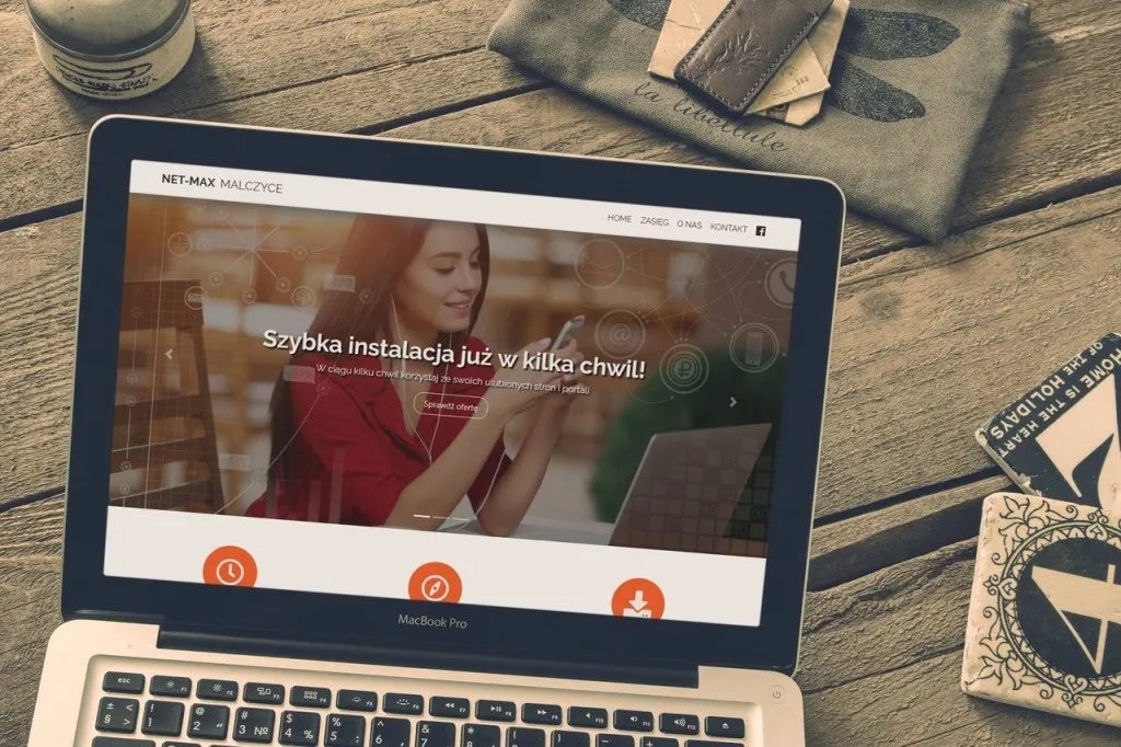 Wykonanie strony internetowej dla firmy Net-Max Malczyce
