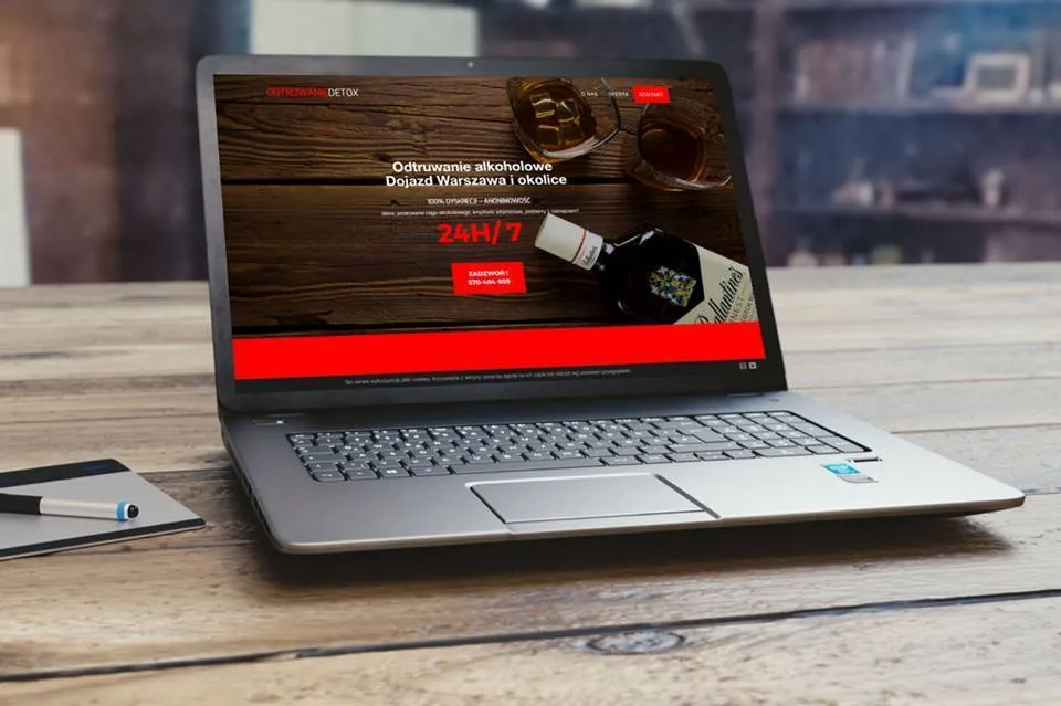 Strona internetowa typu OnePage wraz z systemem cms