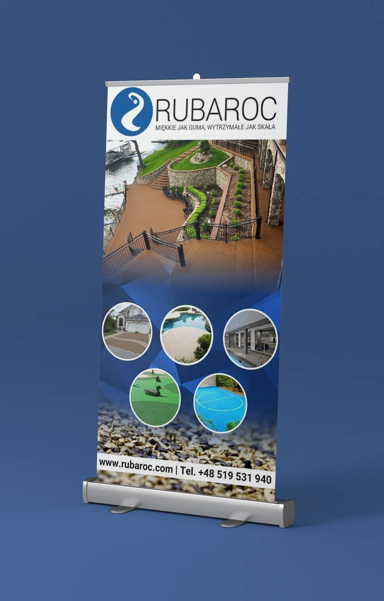 Rollup dla firmy Rubaroc