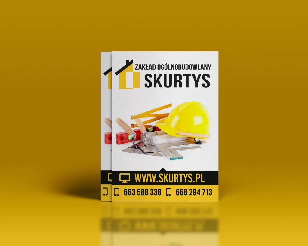 Najnowsza realizacja ulotek i wizytówek dla firmy Skurtys