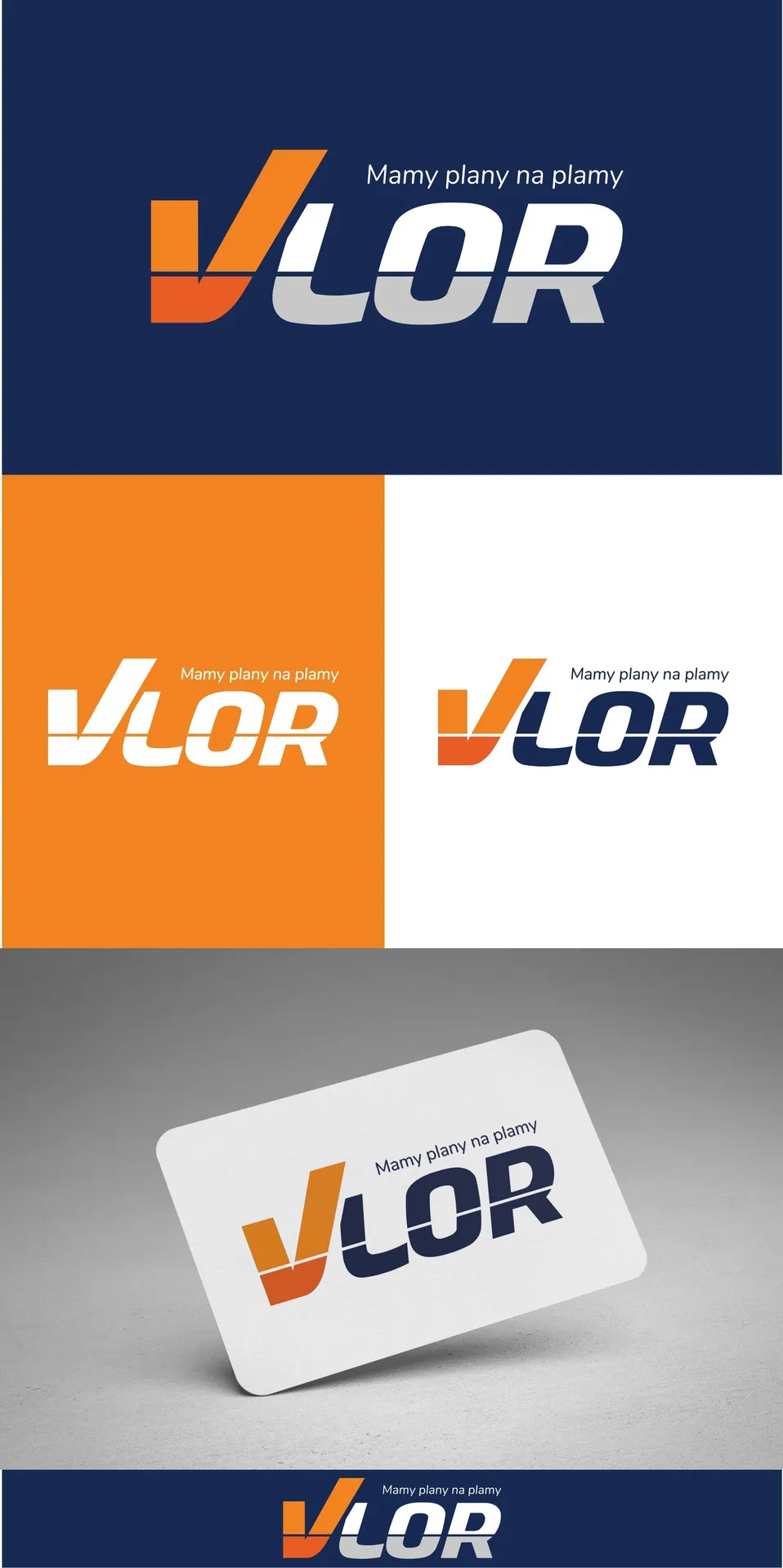 Logo konkursowe dla firmy Vlor