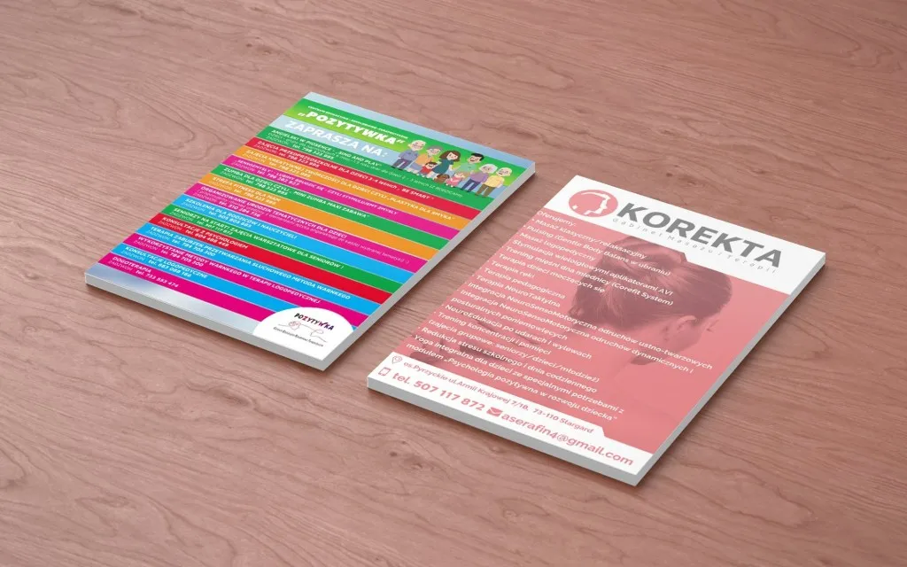 Wspólny projekt ulotki dla Pozytywka i Korekta:)