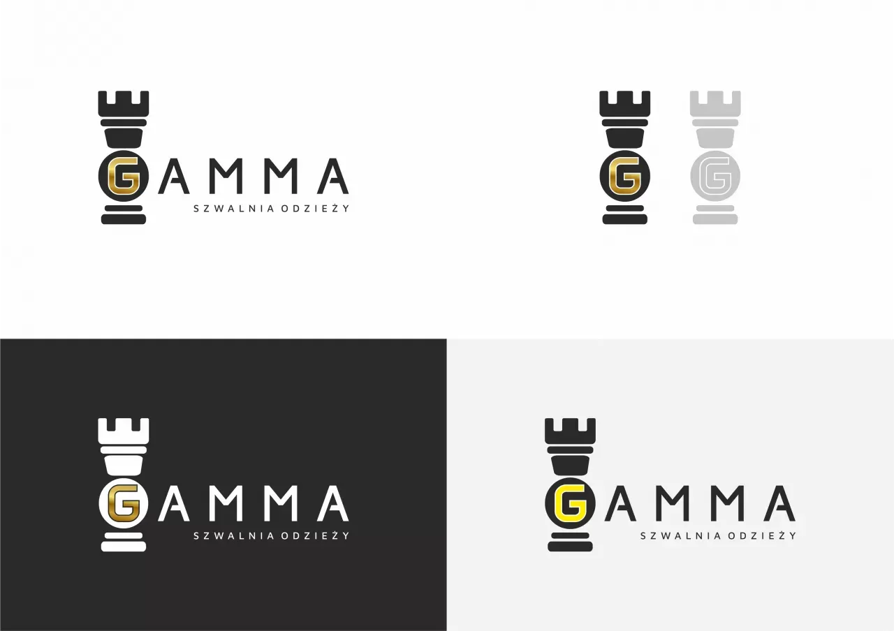 Logo dla Firmy Gamma - Szwalnia Odzieży