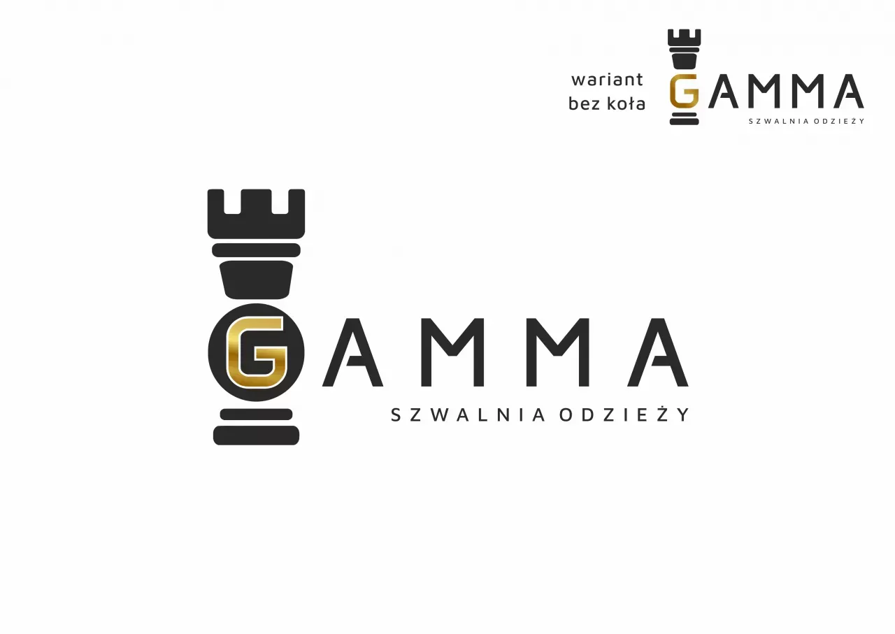 Logo dla Firmy Gamma - Szwalnia Odzieży